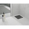 Mexen Flat-Q M13 Bodenablauf quadratisch 12 x 12 cm, gun gray gebürstet - 1E10012