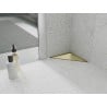 Mexen Flat-T M13 Bodenablauf dreieckig 20 x 20 cm, gold gebürstet - 1A10320