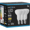 Mexen Nova 3x LED-Glühbirne E14, R50, 8W, Warm - 3000K, 840 lm - L103-E14-0830-01x03