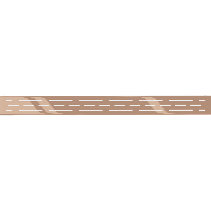 Mexen Flat M01 Abdeckung für Linienentwässerung 70 cm, Roségold - 1620070