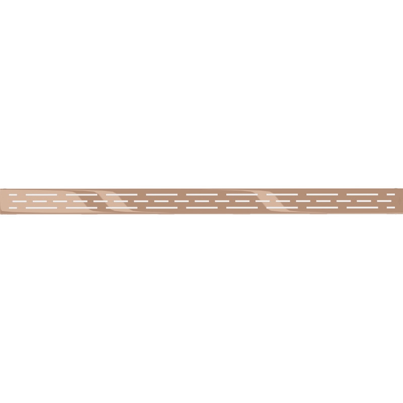 Mexen Flat M01 Abdeckung für Linienentwässerung 90 cm, Roségold - 1620090