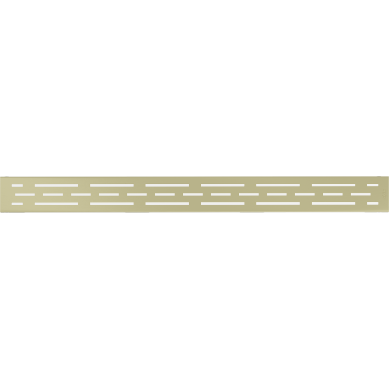 Mexen Flat M01 Abdeckung für Linienablauf 70 cm, gebürstetes Gold - 1A20070