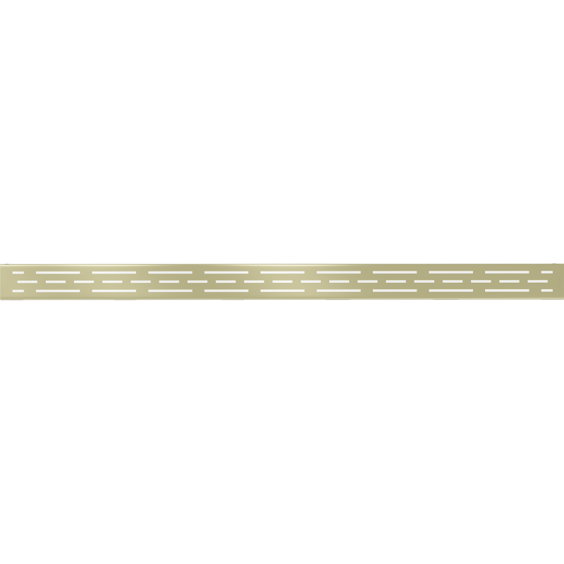 Mexen Flat M01 Abdeckung für linearen Abfluss 80 cm, gebürstetes Gold - 1A20080