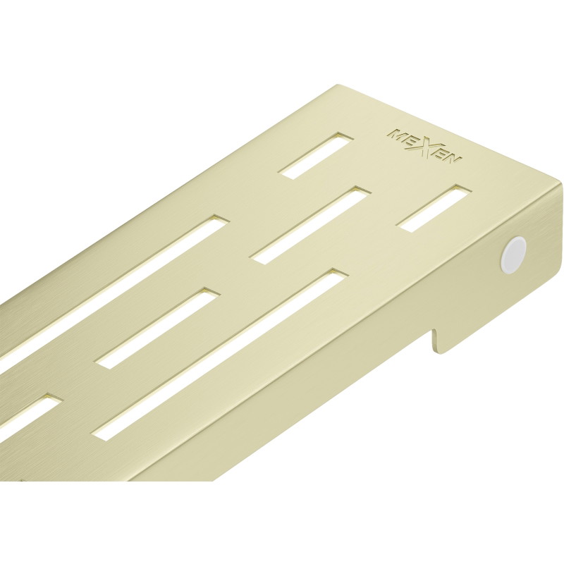 Mexen Flat M01 Verkleidung für linearen Abfluss 90 cm, gebürstetes Gold - 1A20090
