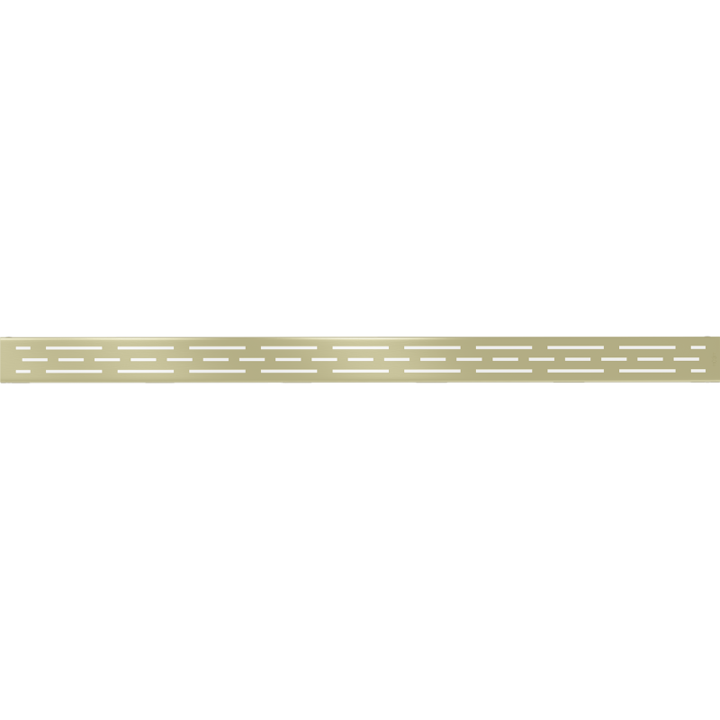 Mexen Flat M01 Abdeckung für Linienablauf 100 cm, gebürstetes Gold - 1A20100