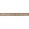 Mexen Flat M01-Abdeckung für Linienentwässerung 60 cm, gebürstetes Kupfer - 1C20060