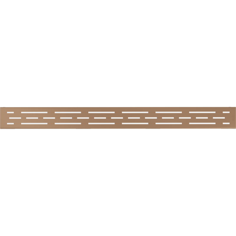 Mexen Flat M01 Abdeckung für Linienentwässerung 70 cm, gebürstetes Kupfer - 1C20070