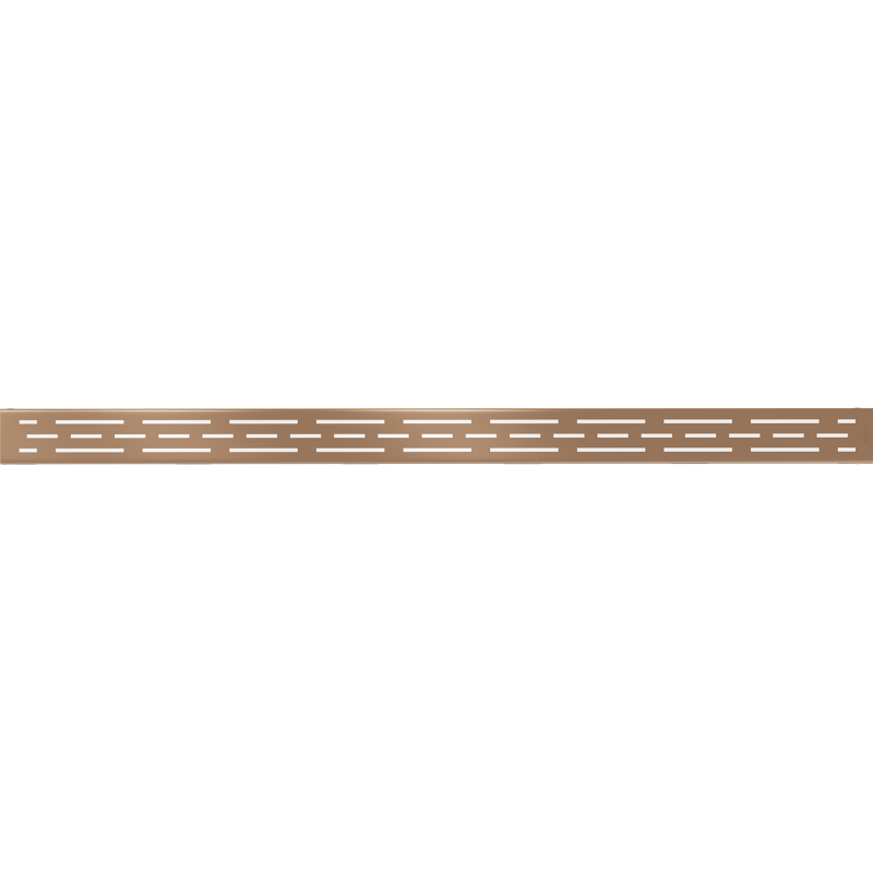 Mexen Flat M01 Abdeckung für Linienentwässerung 90 cm, gebürstetes Kupfer - 1C20090