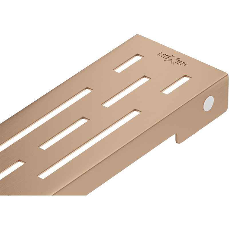 Mexen Flat M01 Abdeckung für Linienentwässerung 100 cm, gebürstetes Kupfer - 1C20100