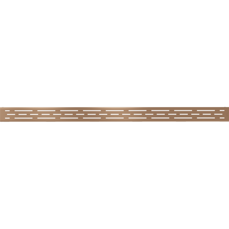 Mexen Flat M01 Abdeckung für Linienentwässerung 100 cm, gebürstetes Kupfer - 1C20100