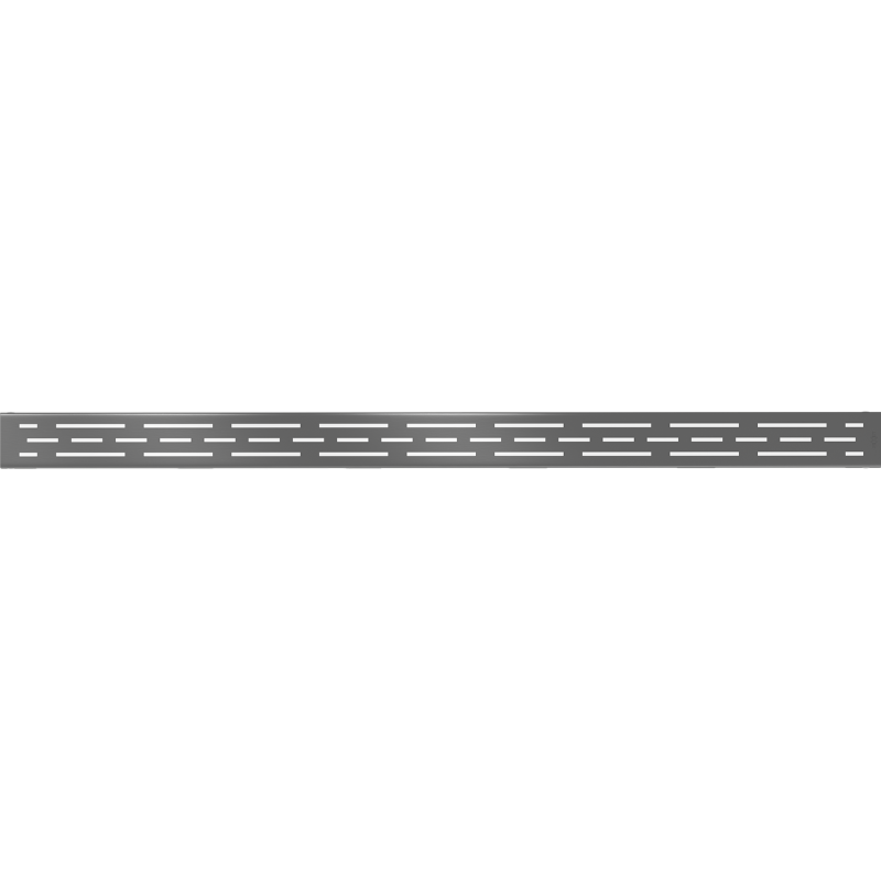 Mexen Flat M01 Abdeckung für Linienentwässerung 90 cm, gebürstetes Gun Grey - 1E20090