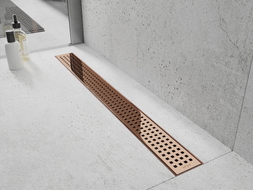 Mexen Flat M08 Abdeckung für Linienentwässerung 100 cm, Roségold - 1625100
