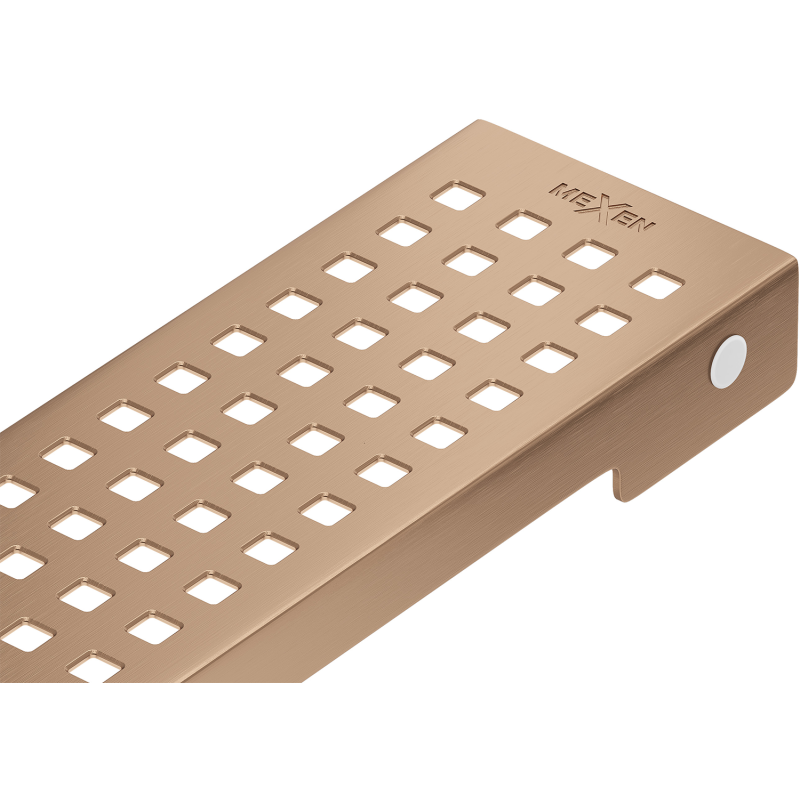 Mexen Flat M08 Abdeckung für Linienentwässerung 90 cm, gebürstetes Kupfer - 1C25090