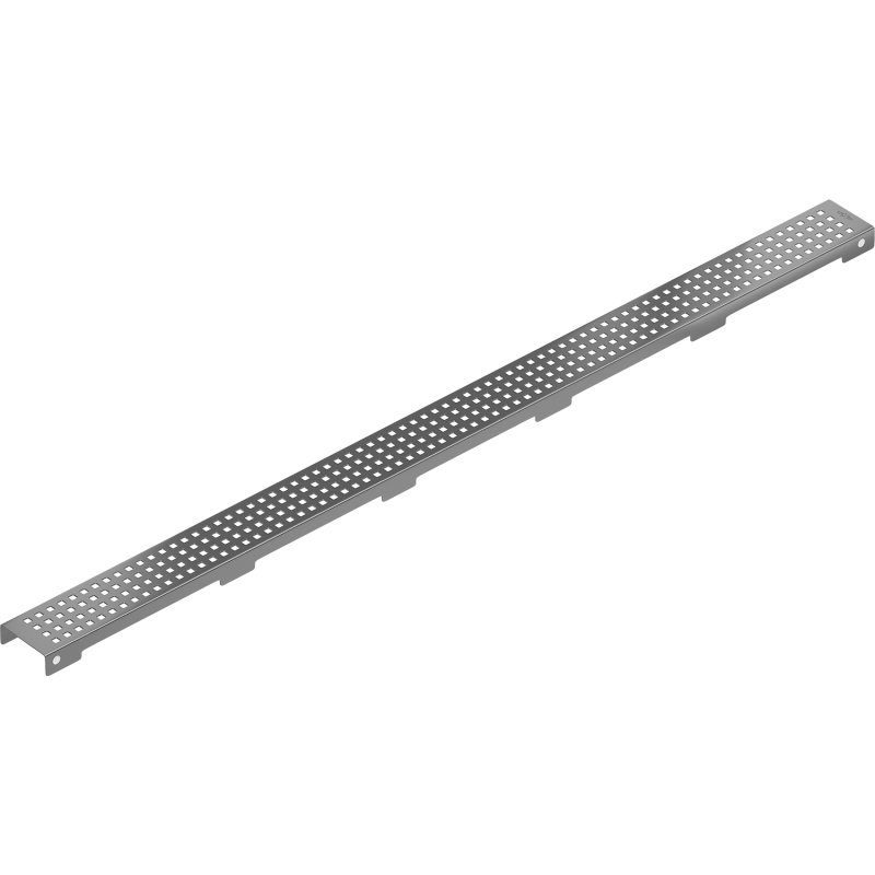 Mexen Flat M08 Abdeckung für Linienentwässerung 90 cm, Gebürstetes Gun Gray - 1E25090