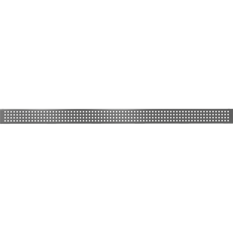 Mexen Flat M08 Abdeckung für Linienentwässerung 90 cm, Gebürstetes Gun Gray - 1E25090