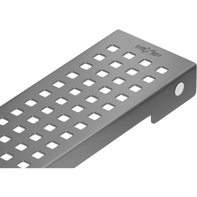 Mexen Flat M08 Abdeckung für Linienentwässerung 100 cm, gebürstetes Gun Gray - 1E25100
