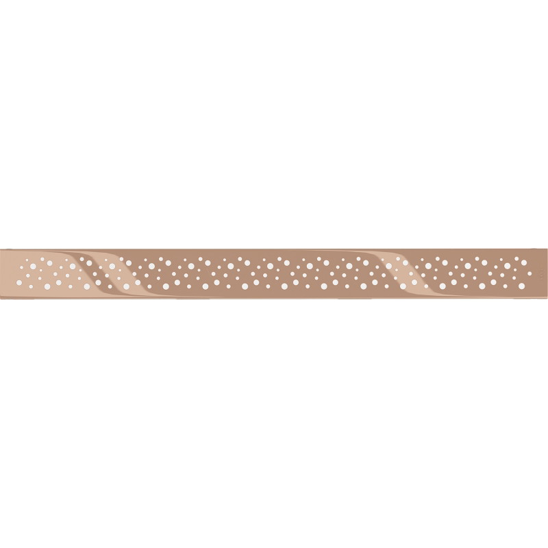Mexen Flat M12 Abdeckung für Linienentwässerung 70 cm, Roségold - 1621070