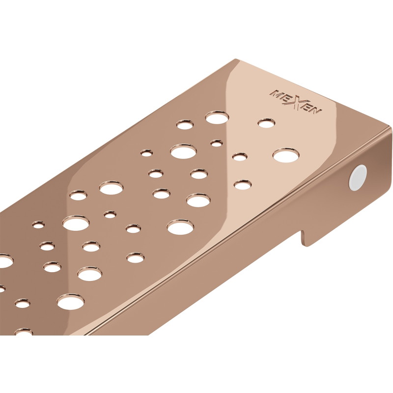 Mexen Flat M12 Abdeckung für linearen Abfluss 90 cm, Roségold - 1621090