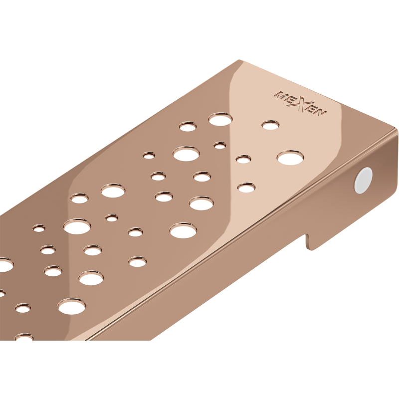 Mexen Flat M12 Abdeckung für Linienentwässerung 90 cm, Roségold - 1621090