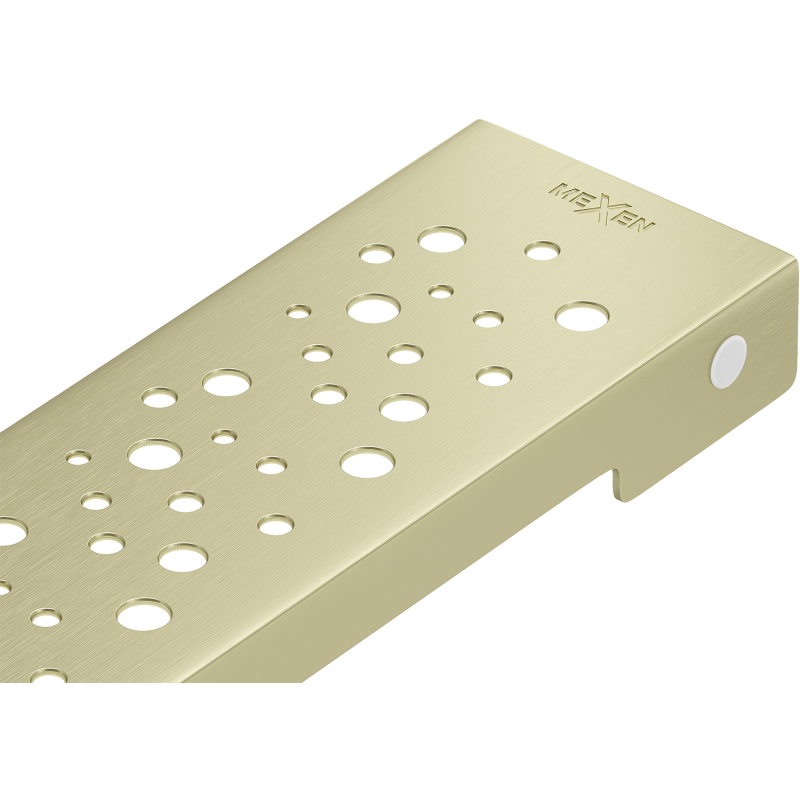 Mexen Flat M12 Abdeckung für Linienentwässerung 50 cm, gebürstet Gold - 1A21050