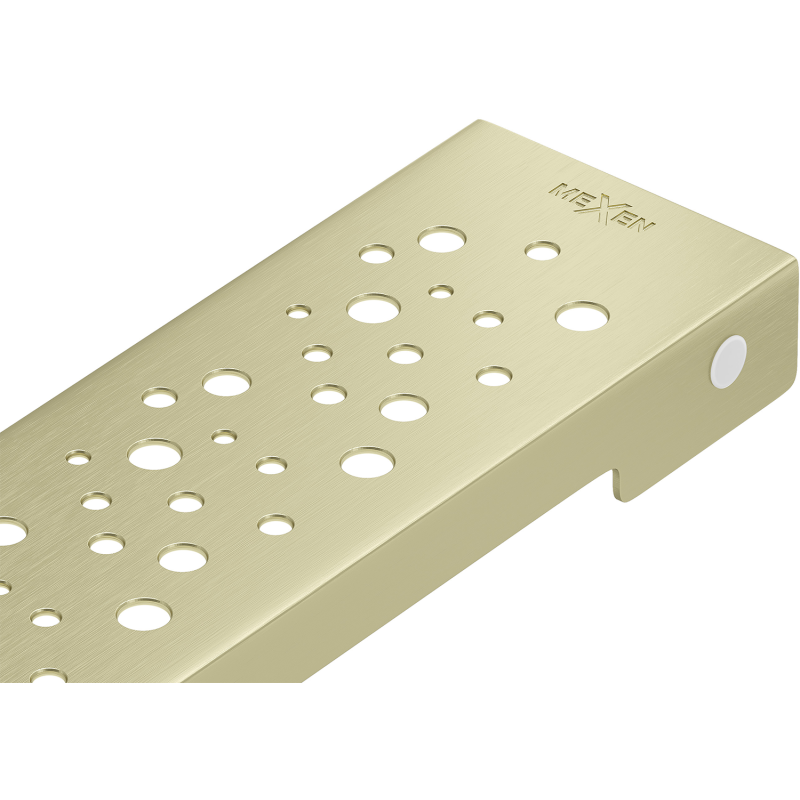 Mexen Flat M12 Abdeckung für Linienablauf 60 cm. gebürstetes Gold - 1A21060
