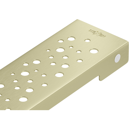 Mexen Flat M12 Abdeckung für Linienablauf 70 cm, gebürstetes Gold - 1A21070