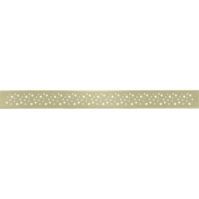 Mexen Flat M12 Abdeckung für Linienablauf 70 cm, gebürstetes Gold - 1A21070