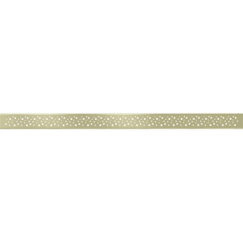 Mexen Flat M12 Abdeckung für Linienablauf 80 cm, gebürstetes Gold - 1A21080