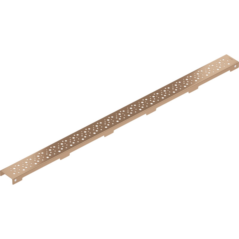 Mexen Flat M12 Abdeckung für lineare Entwässerung 90 cm, gebürstetes Kupfer - 1C21090