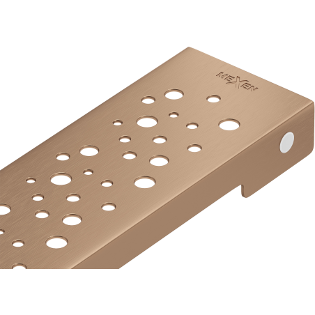 Mexen Flat M12 Abdeckung für Linienablauf 100 cm, gebürstetes Kupfer - 1C21100