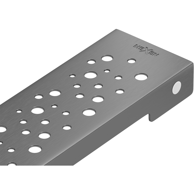 Mexen Flat M12 Abdeckung für Linienentwässerung 60 cm. gun gray gebürstet - 1E21060