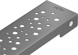 Mexen Flat M12 Abdeckung für Linienablauf 70 cm, gebürstetes Gun Gray - 1E21070