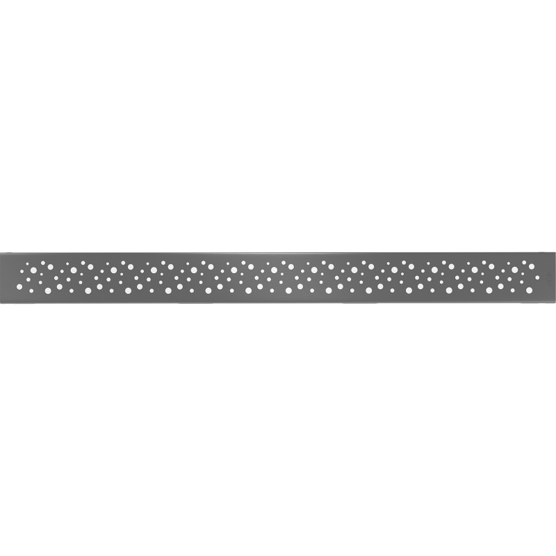 Mexen Flat M12 Abdeckung für linearen Ablauf 70 cm, gebürstet Gun Gray - 1E21070