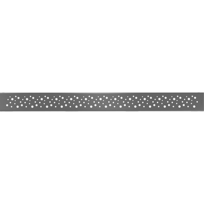 Mexen Flat M12 Abdeckung für Linienablauf 70 cm, gebürstetes Gun Gray - 1E21070