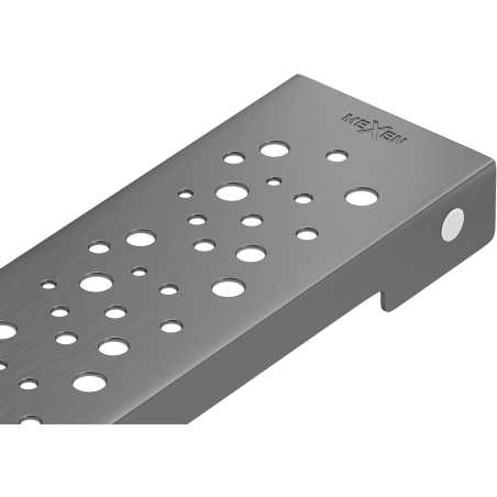 Mexen Flat M12 Abdeckung für Linienablauf 80 cm, gebürstetes Gun Grau - 1E21080