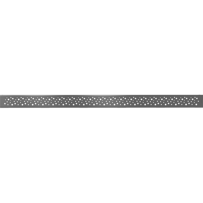 Mexen Flat M12 Abdeckung für Linienentwässerung 80 cm, gebürstetes Gun Gray - 1E21080