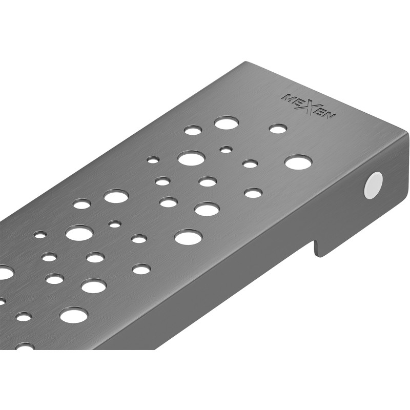 Mexen Flat M12 Abdeckung für Linienentwässerung 100 cm, gebürstetes Gun Grau - 1E21100