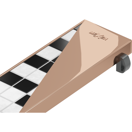 Mexen Flat M13 Abdeckung 2-in-1 für Linienablauf 100 cm, Roségold - 1619100