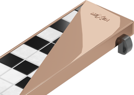 Mexen Flat M13 Abdeckung 2-in-1 für Linienablauf 100 cm, Roségold - 1619100