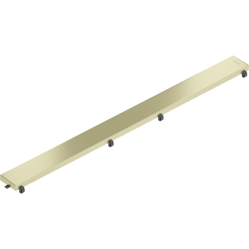 Mexen Flat M13 Abdeckung 2-in-1 für linearen Abfluss 50 cm, gebürstetes Gold - 1A19050