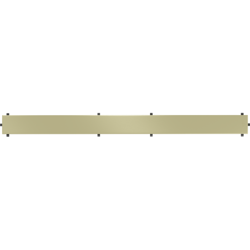 Mexen Flat M13 Abdeckung 2-in-1 für linearen Abfluss 50 cm, gebürstetes Gold - 1A19050