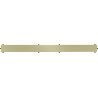 Mexen Flat M13 Abdeckung 2-in-1 für Linienableitung 60 cm, gebürstetes Gold - 1A19060