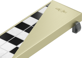 Mexen Flat M13 Abdeckung 2-in-1 für Linienablauf 70 cm, gebürstetes Gold - 1A19070