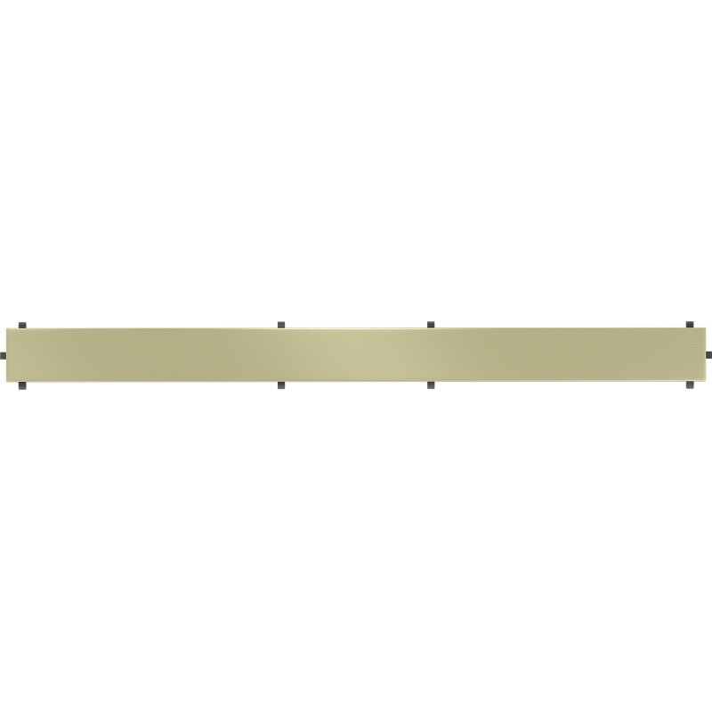 Mexen Flat M13 Verkleidung 2-in-1 für Linienablauf 70 cm, gebürstetes Gold - 1A19070