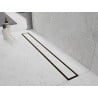 Mexen Flat M13 Abdeckung 2-in-1 für Duschrinne 90 cm, gebürstetes Gold - 1A19090
