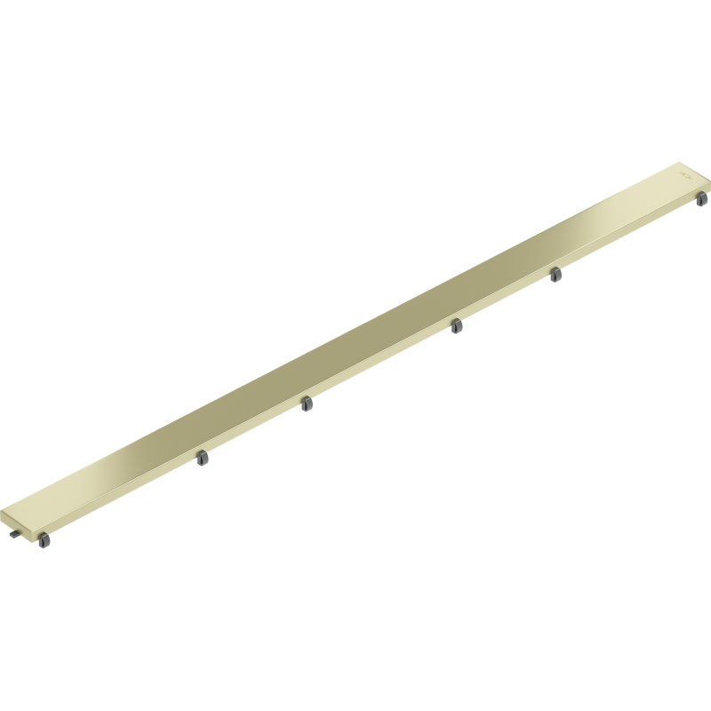 Mexen Flat M13 Abdeckung 2-in-1 für linearen Ablauf 100 cm, gebürstetes Gold - 1A19100
