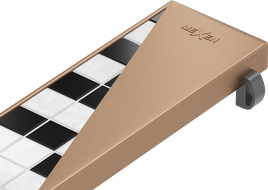 Mexen Flat M13 Abdeckung 2-in-1 für linearen Abfluss 60 cm, gebürstetes Kupfer - 1C19060