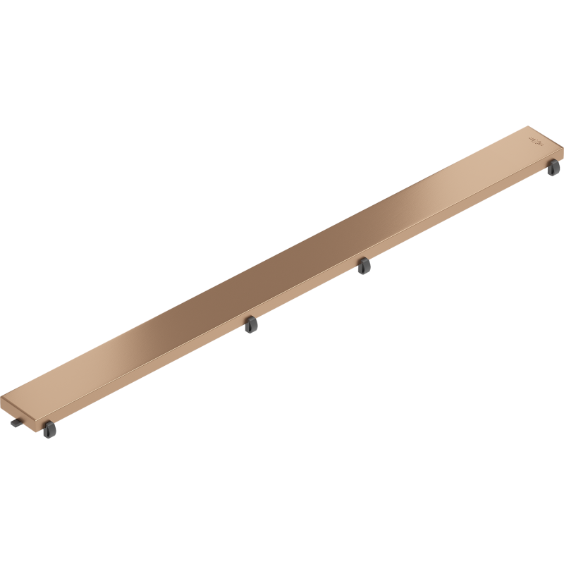 Mexen Flat M13 Abdeckung 2-in-1 für linearen Abfluss 60 cm, gebürstetes Kupfer - 1C19060