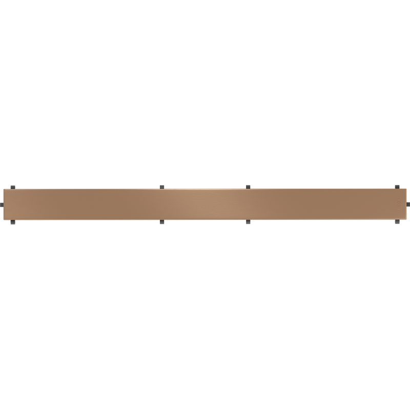 Mexen Flat M13 Abdeckung 2-in-1 für linearen Abfluss 60 cm, gebürstetes Kupfer - 1C19060