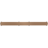 Mexen Flat M13 Abdeckung 2-in-1 für linearen Abfluss 60 cm, gebürstetes Kupfer - 1C19060
